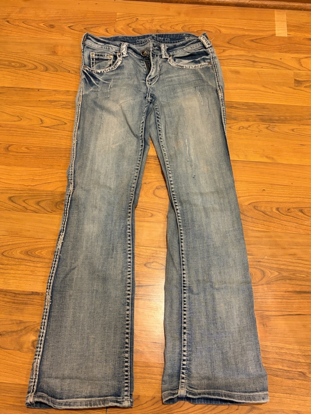 Cowgirl Tuff Light Blue Bootcut Jeans
